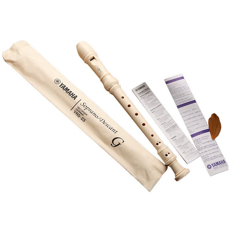Yamaha 8-Hole Soprano C Recorder Student Beginner German Style YRS-23G 24B English Style Adult Beginner