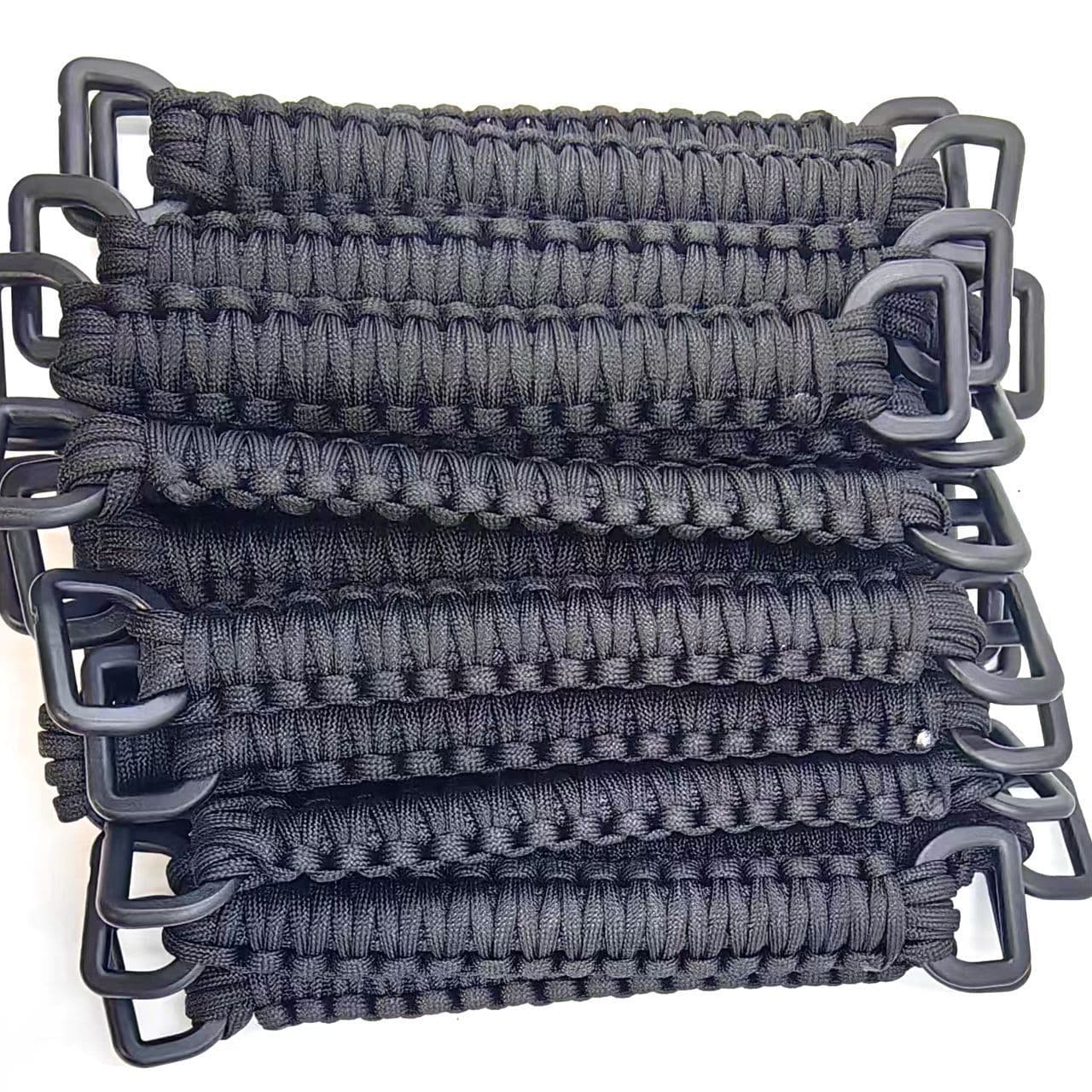 Factory direct new style paracord woven luggage handles, outdoor backpack grips, anti-pinch luggage accessories