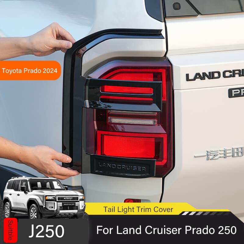 Dedicated 2024 Prado Tail Light Trim LC250 J250 Rear Tail Light Trim Accessories