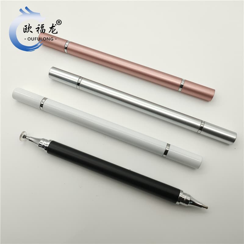 Manufacturer Wholesale of Universal Capacitive Disc Stylus, 2-in-1 Mobile Touchscreen Pen