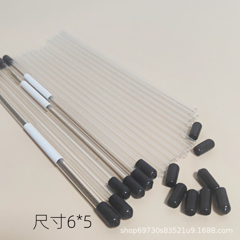 Factory direct supply of transparent PC incense tubes, PC thin incense cylinders with silicone plugs, PC agarwood storage tubes, PC sample packaging