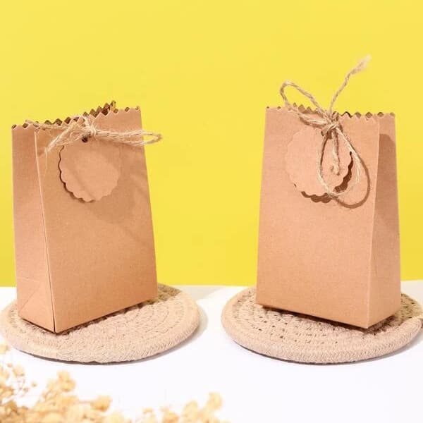 Cross-border Forest Green Wedding Favor Candy Box, Minimalist Gold Foil Wedding Thank You Candy Box, Empty Boxes Wholesale