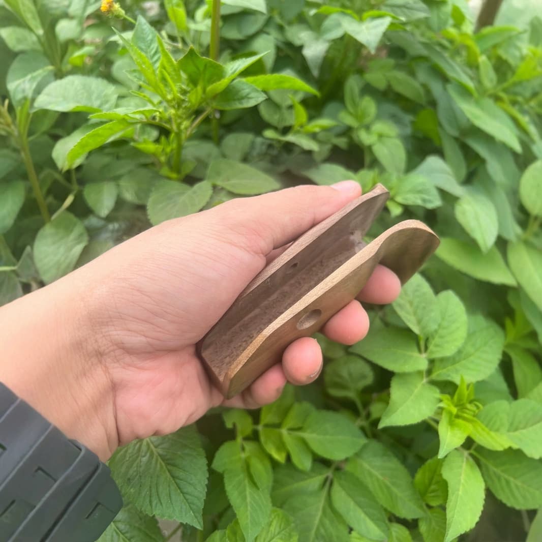 CNC Machined American Walnut Grip, Compound Bow Handle
