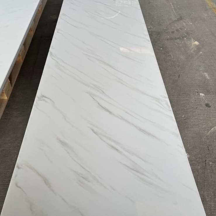 Silide Artificial Stone, Pure Acrylic Artificial Stone, Hot-Bent Curved Reception Desk Stone Wholesale, Foshan Stone