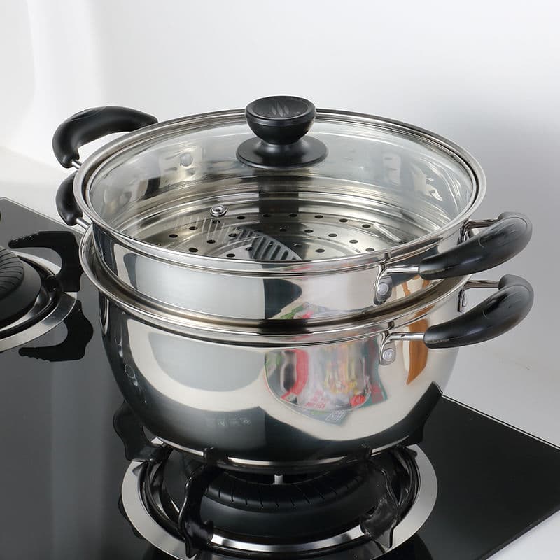 16/18/20/22/24/26 extra thick soup pot stew soup pot milk pot hot pot steamer induction cooker gas stove universal