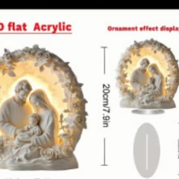 Custom Acrylic Standee Decoration Craft Tabletop Ornament for Mother's Day, Father's Day, Halloween, Christmas Gift