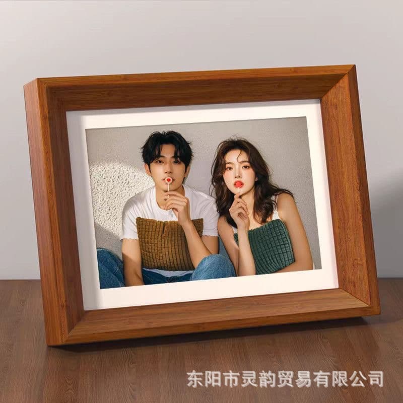 Wooden Picture Frame for Photo Display, Mounting, Empty Frame 8x10 7x6 A4 Size, Elegant Calligraphy Painting Frame