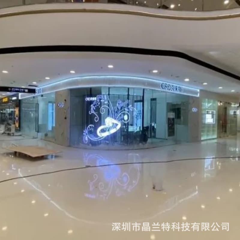 [Source Manufacturer] LED High Transparency Glass Wall Window Display P3.91-7.82 Transparent Screen