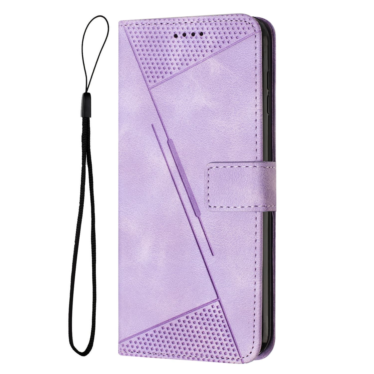 Leather Case for iPhone 15, 15 Plus, Solid Color, Soft Touch, Matte, Card Slot, Wallet, Kickstand Protective Cover