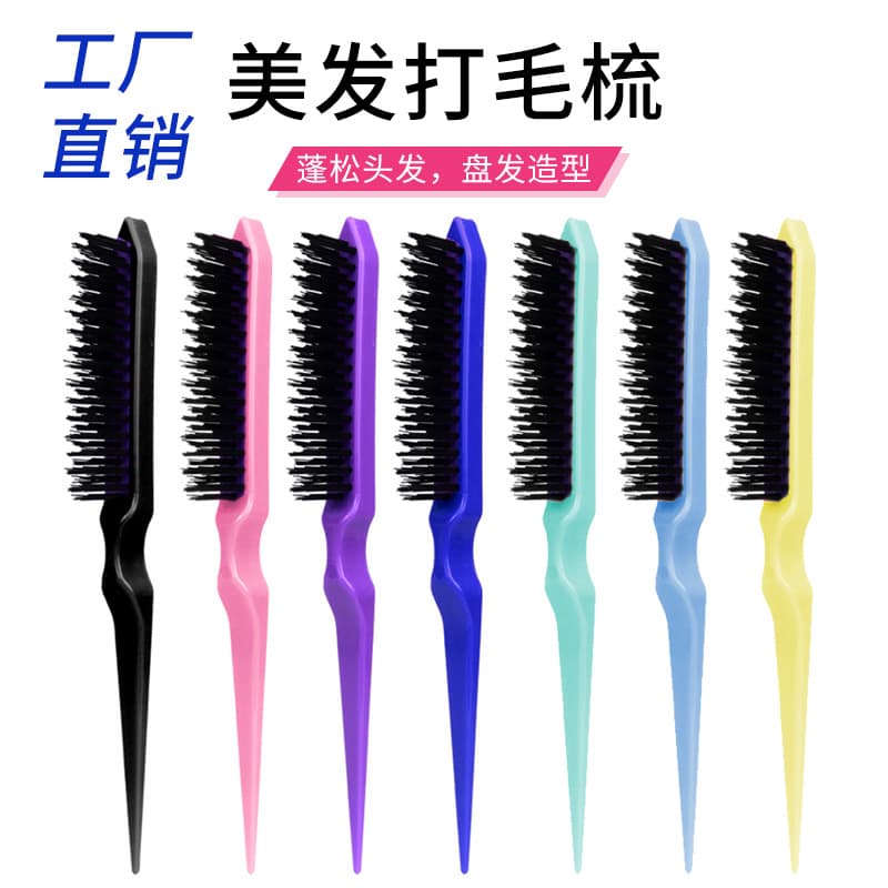 Three-row Comb Hairdressing Styling Fluffy Curling Comb Cosmetic Evening Makeup Plastic Head Beauty Care Tool