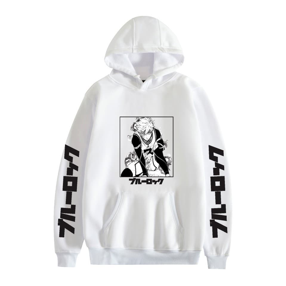 Blue Lock BLUE LOCK Isagi Yoichi Fleece-Lined Hoodie Anime Hoodie