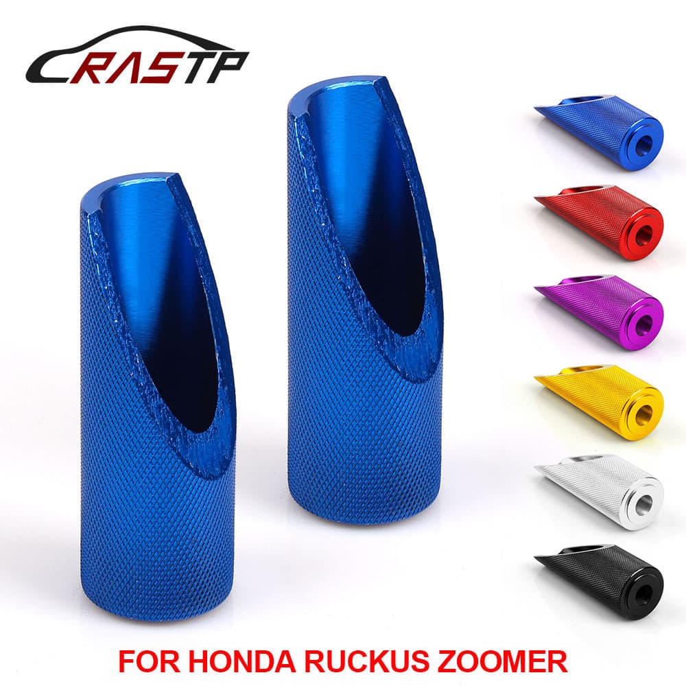 Universal Fit Aluminum Round Foot Pegs for Honda Ruckus Zoomer Modification Accessories