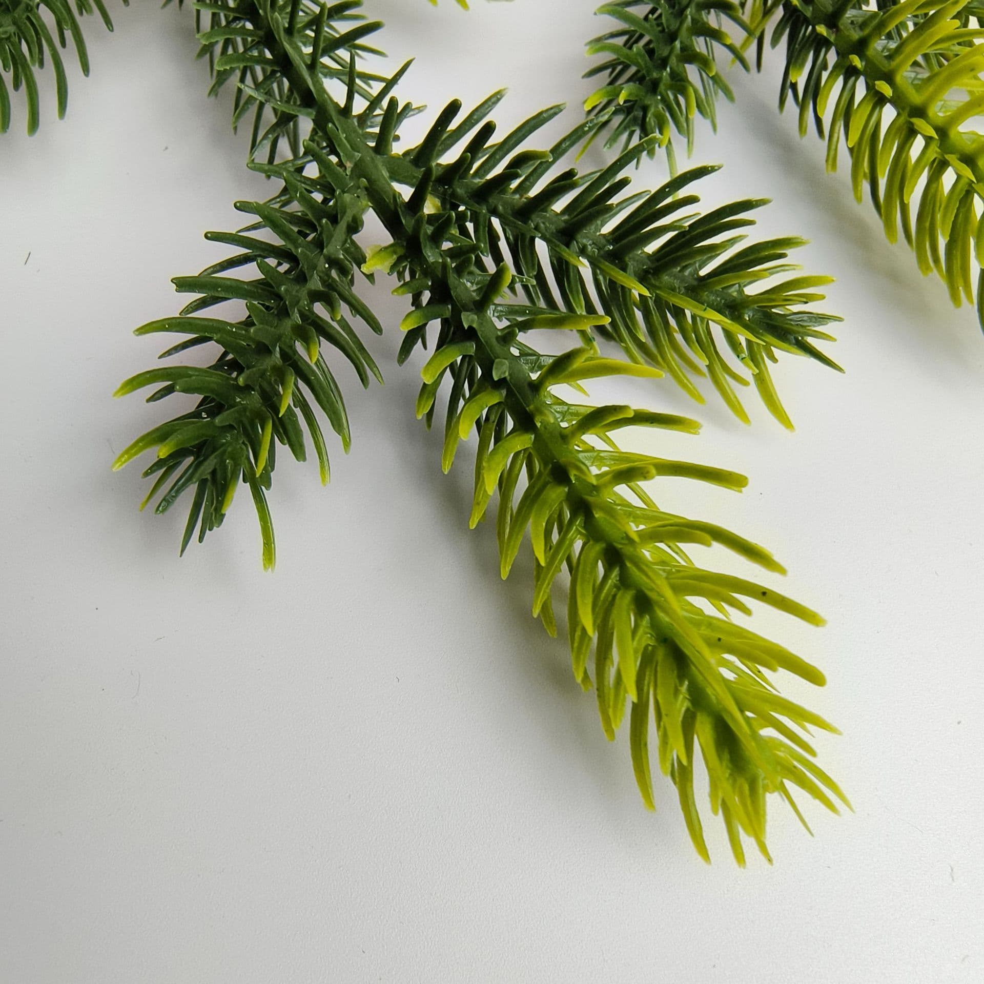 Cross-border Christmas Tree 3D Double-sided Five-prong Pine Needle Photography Pine Branch Gift Decoration Prop Simulation Plant Leaves