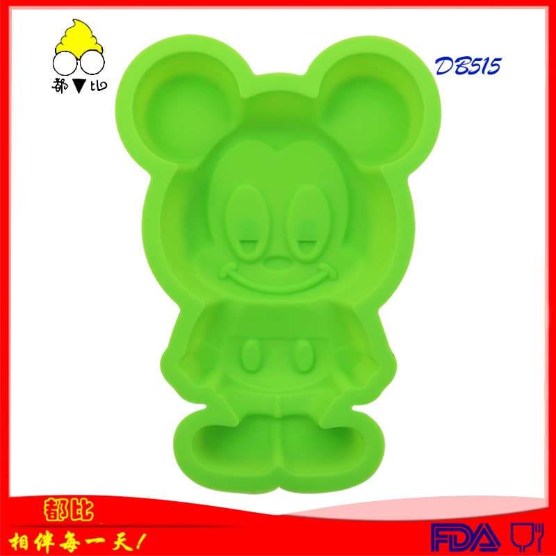 Xingka Cartoon Character Single Mouse Silicone Cake Mold Kitchen Baking Tool Handmade DIY Silicone