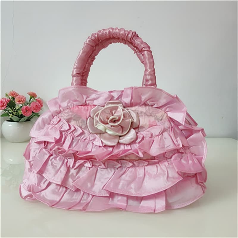 New Autumn Winter Bag, Forest Style Casual Cloth Bag, Lady Bag, Cute Lace Women's Bag, Umbrella Cosmetic Bag, Handbag