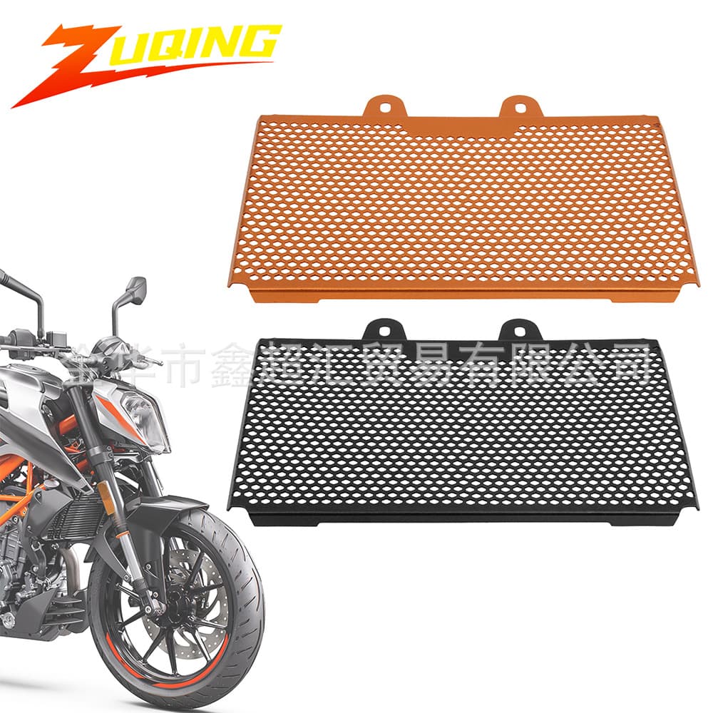 Motorcycle water tank net modification suitable for KTM DUKE390 water tank radiator protective cover protective decorative net