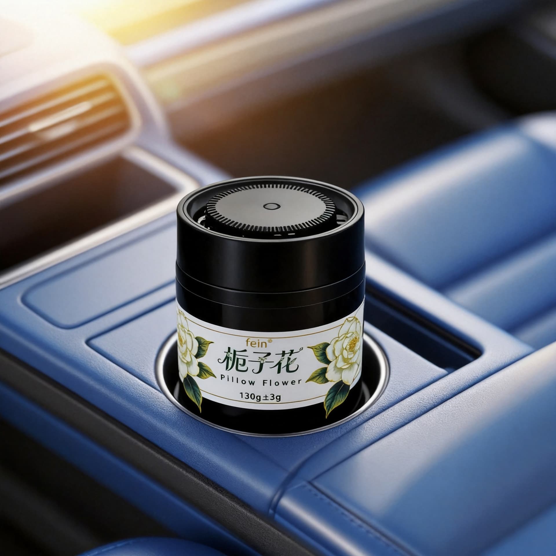 Car perfume car aromatherapy solid balm long-lasting fragrance gardenia dashboard ornaments to remove odors in the car