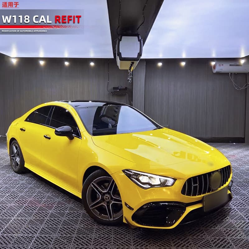 For Mercedes-Benz W118 20-21 CLA Car Modification AMG45 Body Kit Front Bumper Rear Bumper Accessories