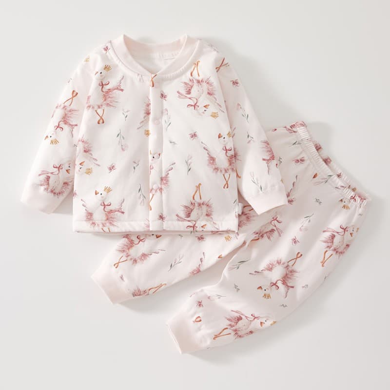 Baby Autumn and Spring Thermal Underwear Set for Boys and Girls, Children's Pajamas, Warm Inner Wear, Wear Inside or Outside