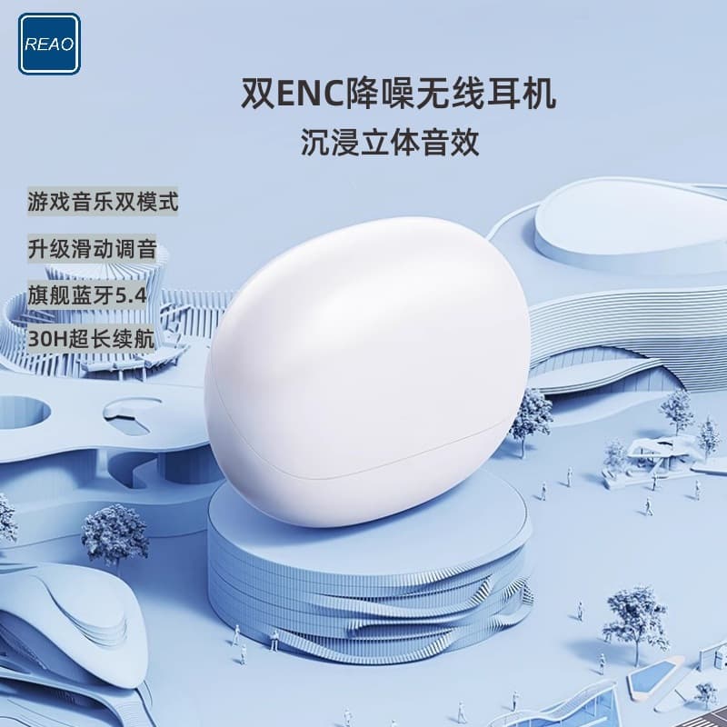 [Thousand-Yuan Sound Quality] Luoao Y11 Dual-Ear ENC Noise-Canceling Wireless Earbuds AirPods Bluetooth Headphones
