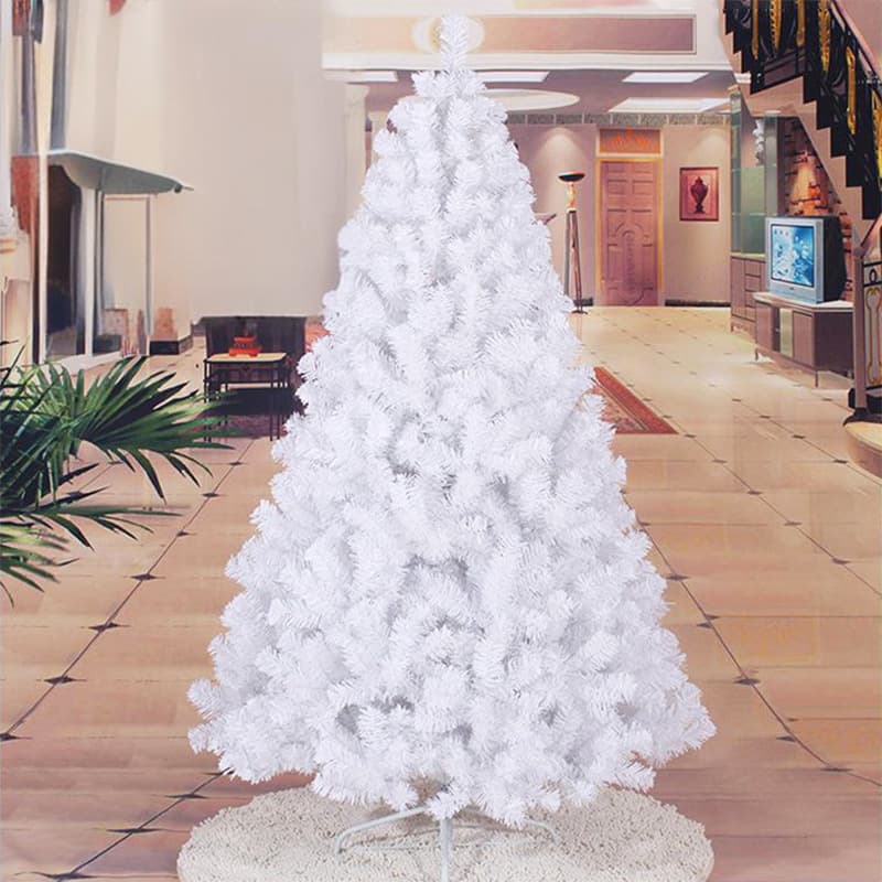 Luxury Encrypted Simulation White PVC Christmas Tree 0.6M/0.9M/1.2M Artificial Christmas Tree for Holiday Decoration