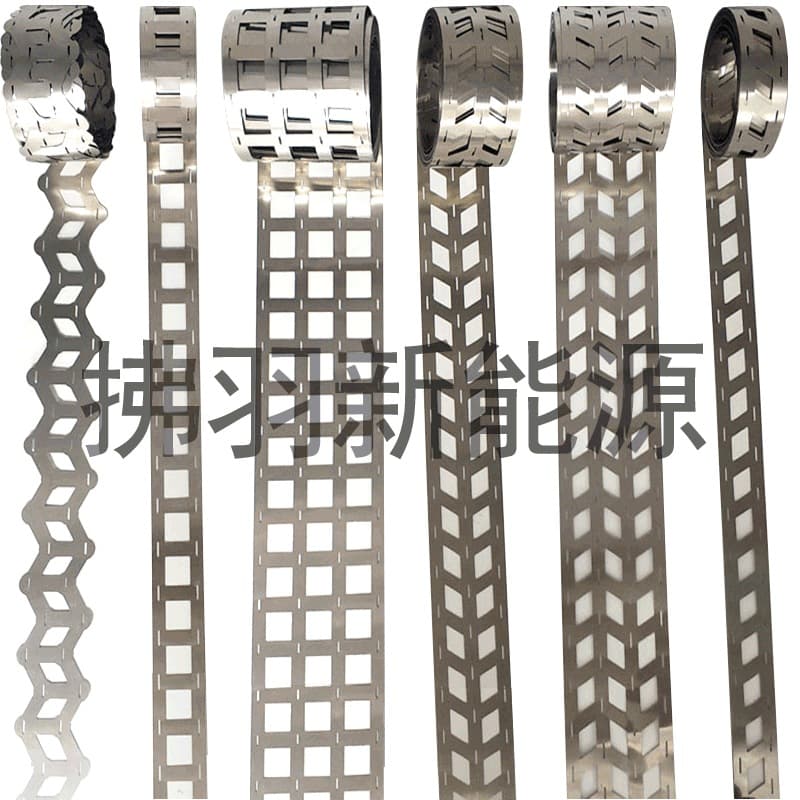 18650 nickel sheet, nickel strip, nickel-plated steel strip, positive positioning, offset, oblique parallel, single parallel, multi-parallel, nickel sheet battery connector.