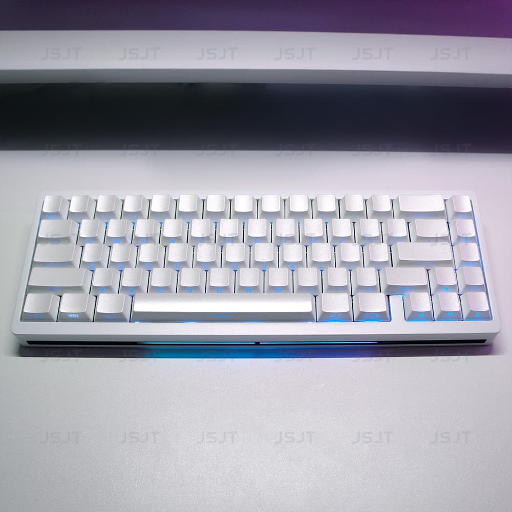 Pearlescent Colorful Keycaps with Side Engraving, Translucent Keycaps, Luminous Keycaps, Compatible with DIY Mai Cong 60/68 Personalized Keycaps DIY