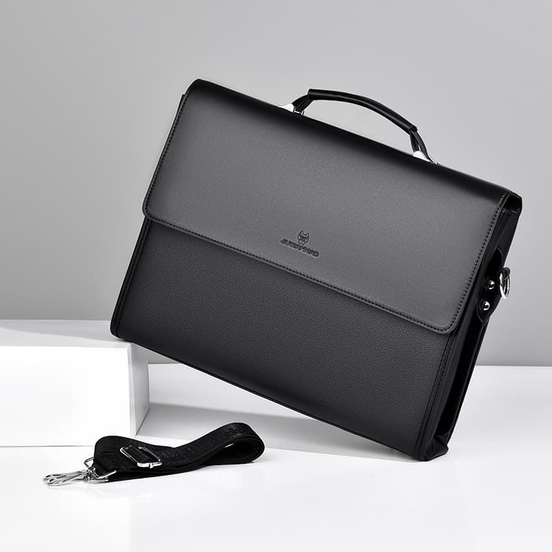 Cross-border Fashion Men's Bag 2026 New Horizontal Handbag Shoulder Crossbody Business Briefcase Men's Casual Bag