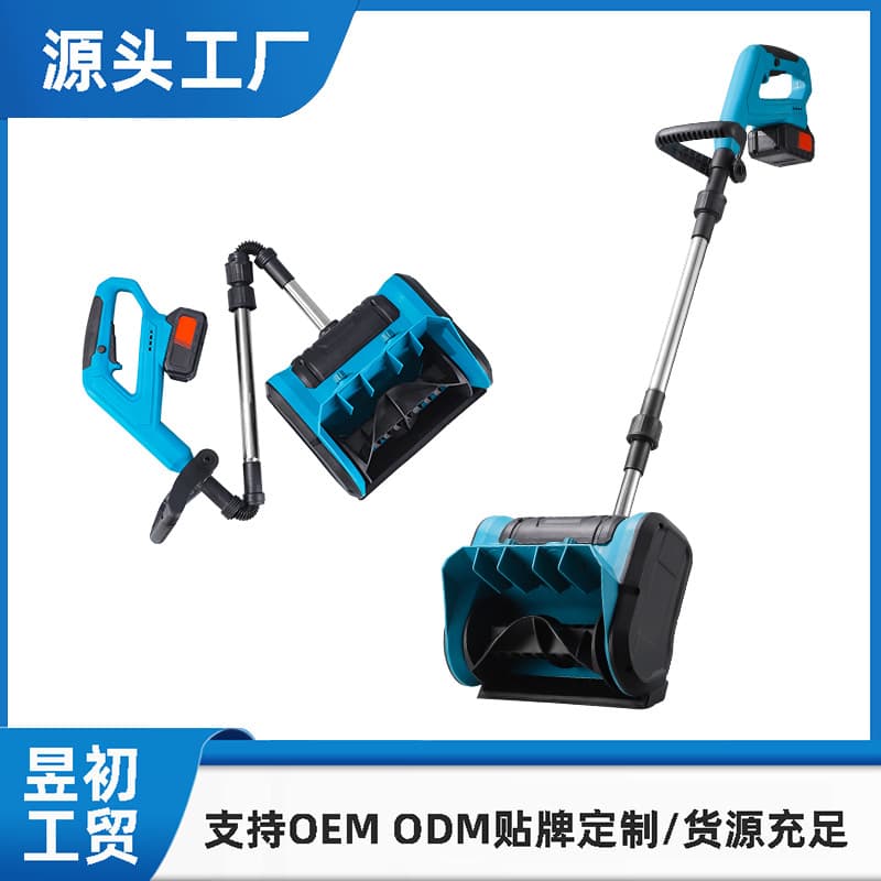 Cross-border small home lithium battery wireless snow remover, walk-behind portable snow clearing machine