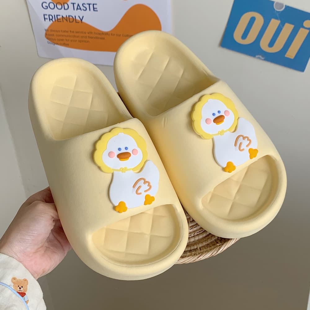 EVA Home Cute Indoor Ultra-Light Slippers for Women, Outdoor Wear, Fun Couple Thick Sole, Home Anti-Odor Sandals, Non-Slip