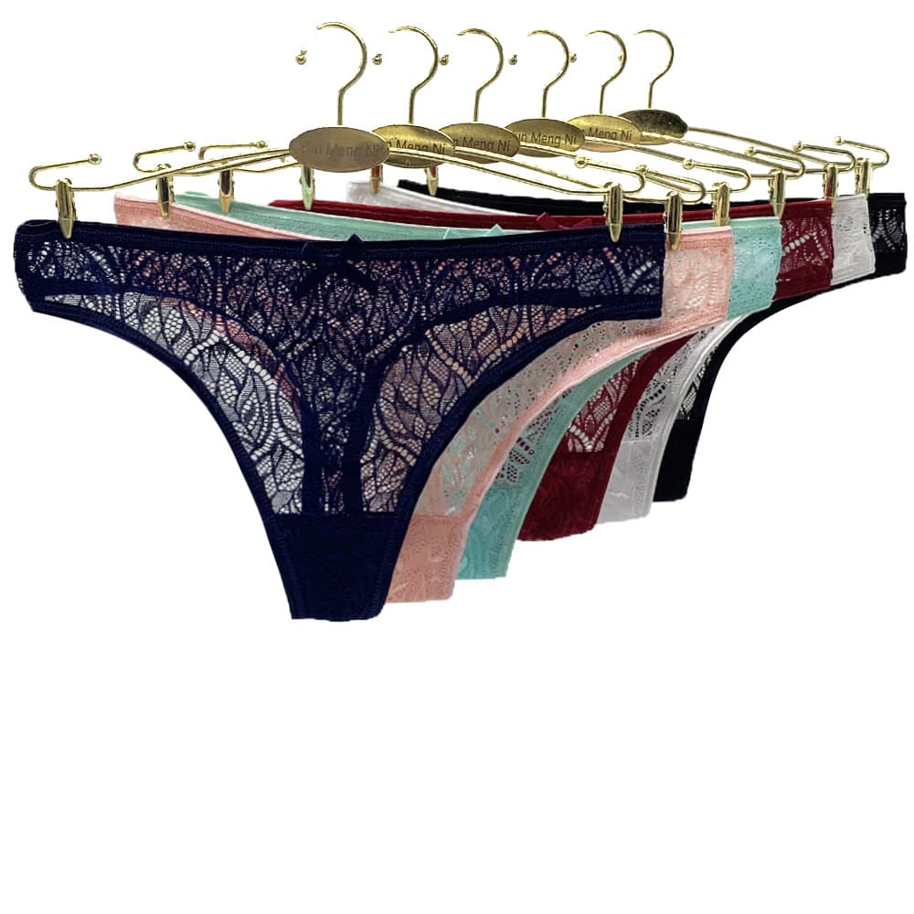 Cross-border E-commerce Women's Thong Panties for Amazon, AliExpress, Wish - Lace Hollow Out Shorts Wholesale