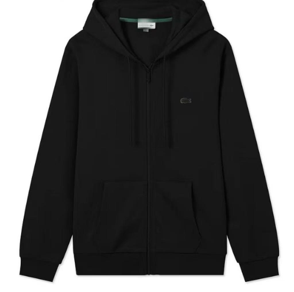 Red Beak Embroidered Hooded Zip-Up Sweatshirt Men's Casual Cotton Jacket