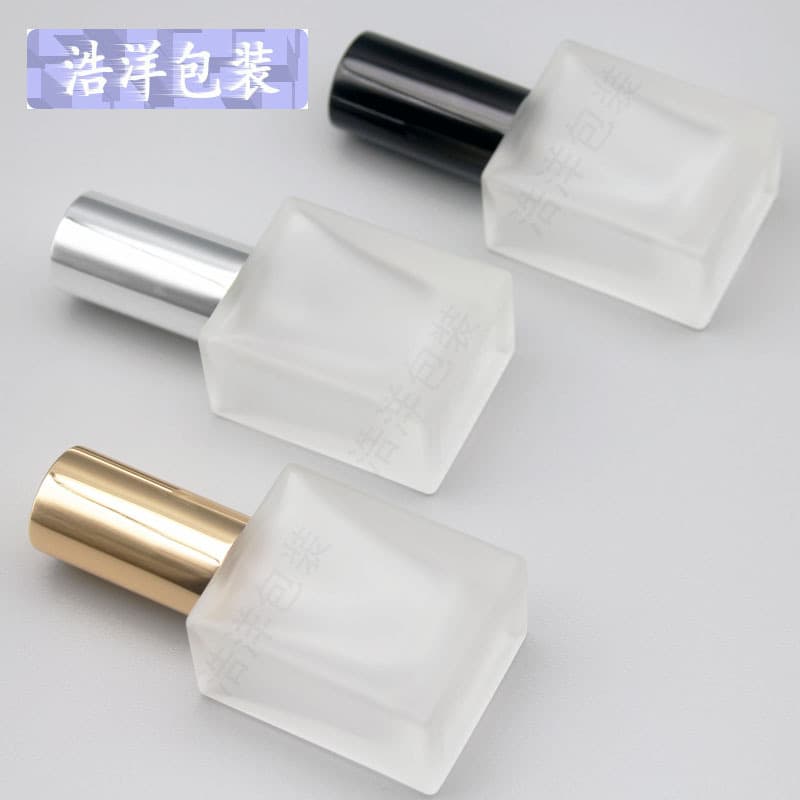 10ml 15ml 30ml Flat Rectangular Perfume Atomizer Bottle Spray Bottle Frosted Perfume Bottle Premium Perfume Bottle
