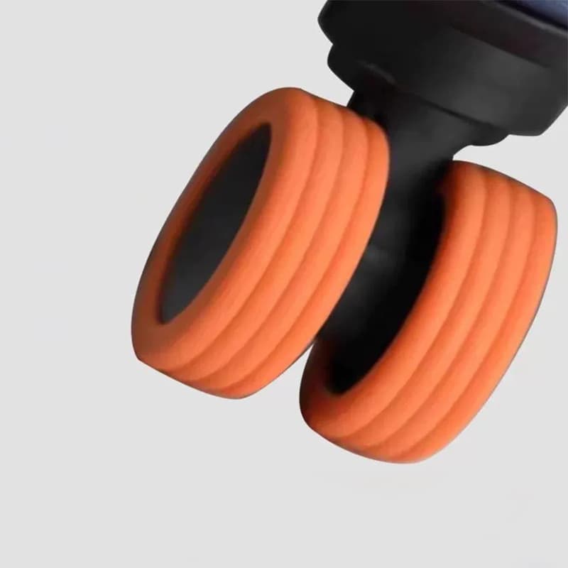 Suitcase wheel protectors, travel luggage roller modification silent rubber sleeves, computer chair swivel caster covers.