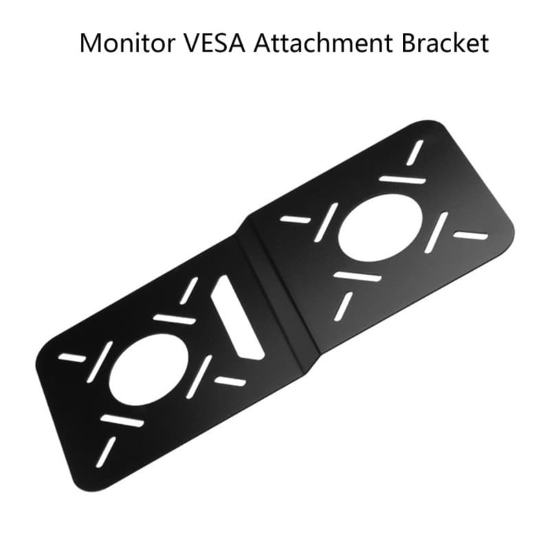 Computer Monitor VESA Mount Bracket for Mini PC, Router, and Storage Shelf