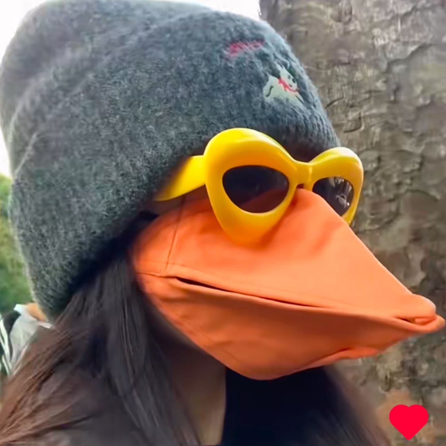 Creative 97 Bird Beak High-Efficiency Human 43 Mask Shape, Little Red Book Collection Animal New Style Breathable and Warm Same Model