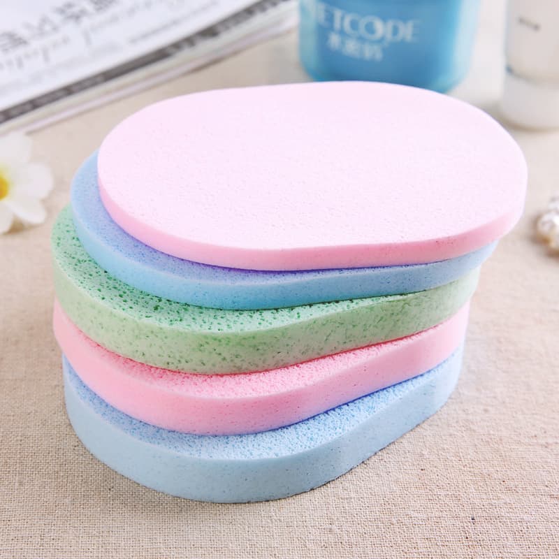 Algae Cleansing Powder Puff PVA Sponge Face Wash Puff Makeup Puff Cleansing Face Cotton Makeup Remover Face Wash Puff