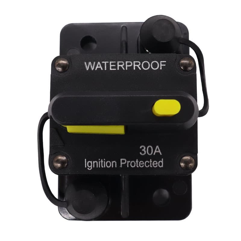 Car RV Yacht Circuit Breaker Audio Auto Reset Fuse Holder Switch High Current Audio Fuse Holder