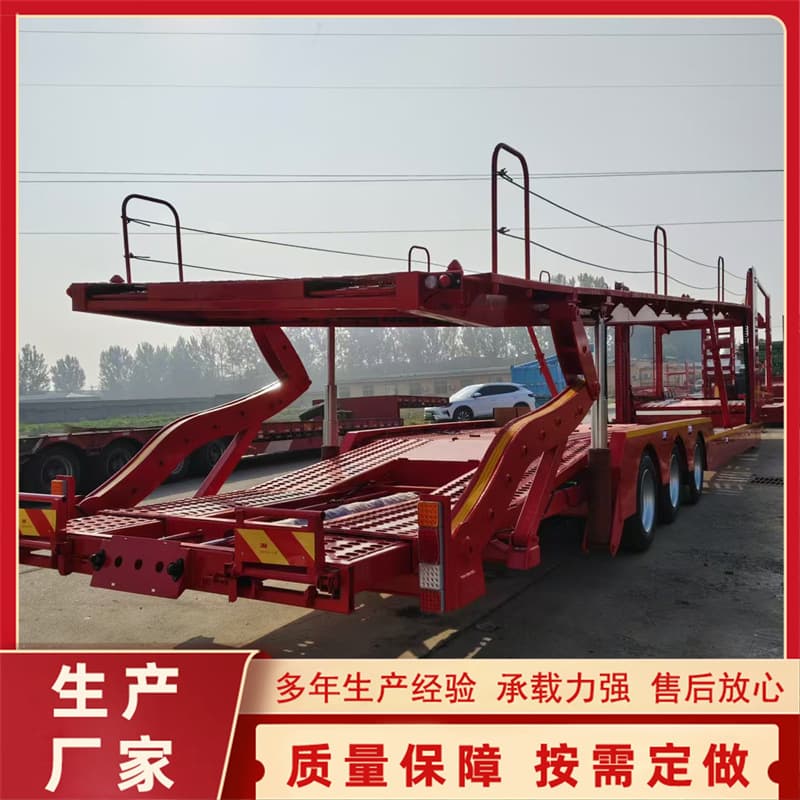 Manufacturer Ready Supply Screw Lift Car Carrier Cage Vehicle Export European 8-Car Passenger Vehicle Transport Semi-Trailer
