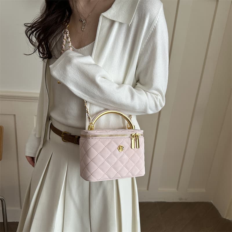 Quilted Chain Bag for Women 2026 New High-Appeal Fashion Crossbody Bag Handbag Box Bag Women's Shoulder Bag