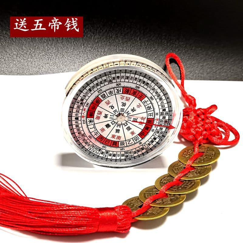 [Factory Small Quantity Wholesale] Li Juming Aluminum Box Paper Box 6-inch 3-inch Xuan Kong Fei Xing Fully Automatic Crystal Feng Shui Compass