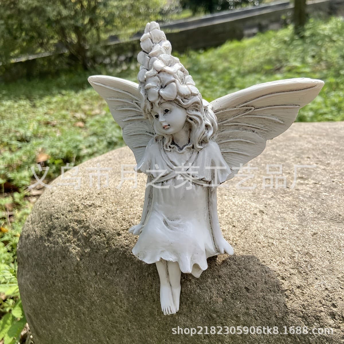 Cross-border Creative Fairy Statue Cute Little Angel for Home Balcony Garden Courtyard Decoration