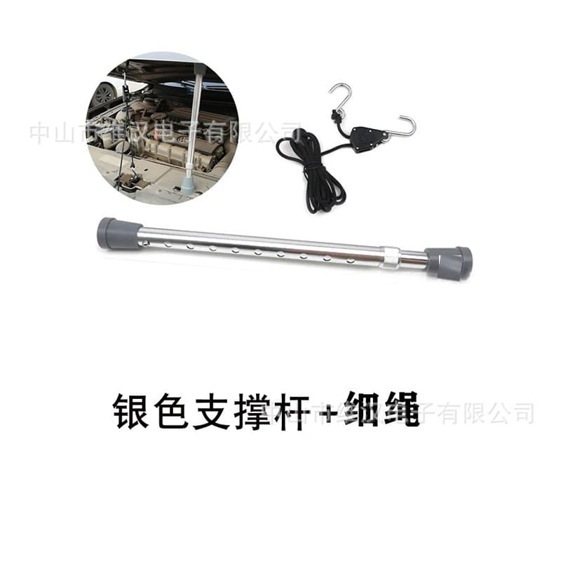 Car Dent Repair Tool Accessories: Short Support Stand for Hood and Door Dent Repair with Telescoping Rod and Rope