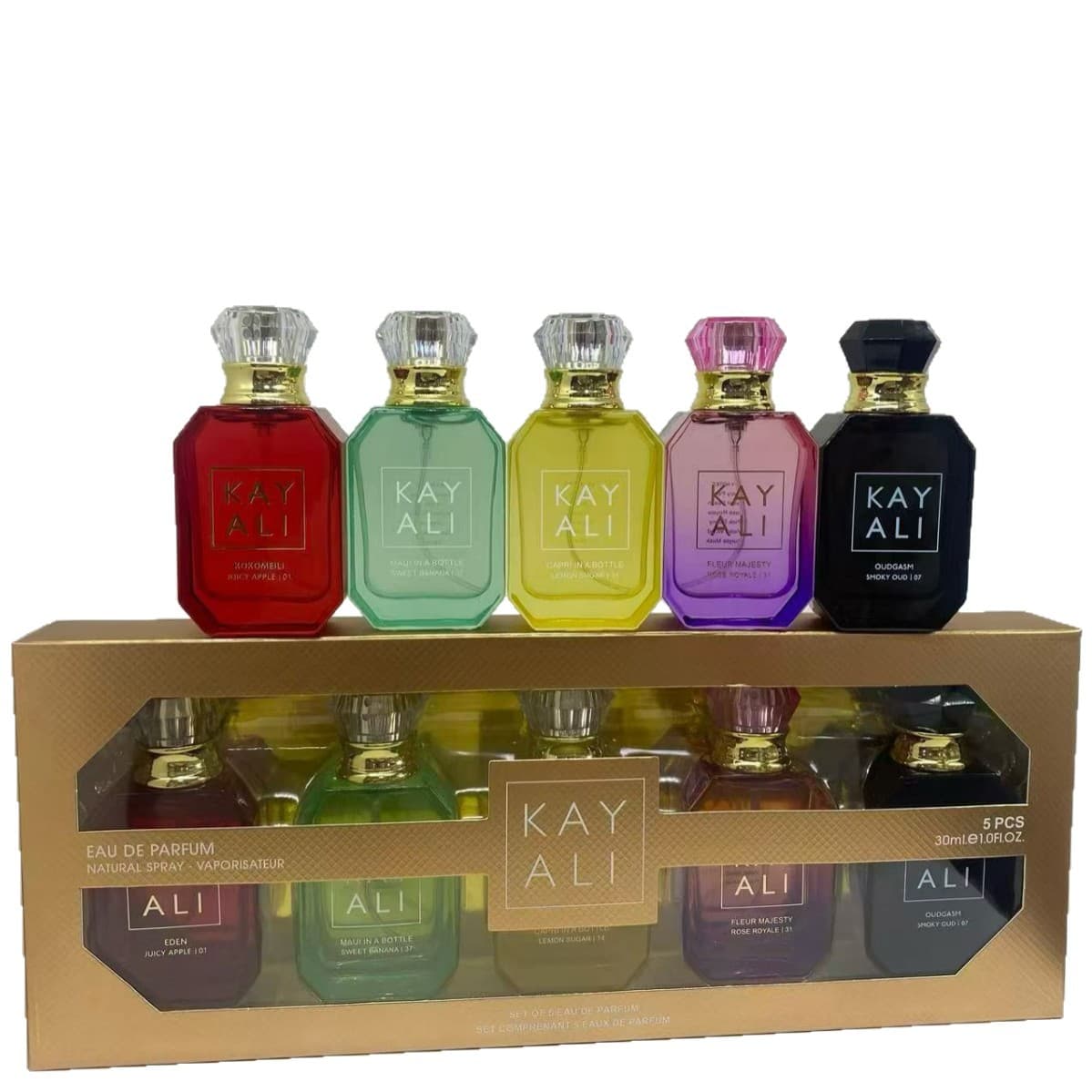 Cross-border New KAYALI 5-Piece Set Men's and Women's Perfume Long-Lasting Fragrance 30ml Dubai Arab Manufacturer Wholesale