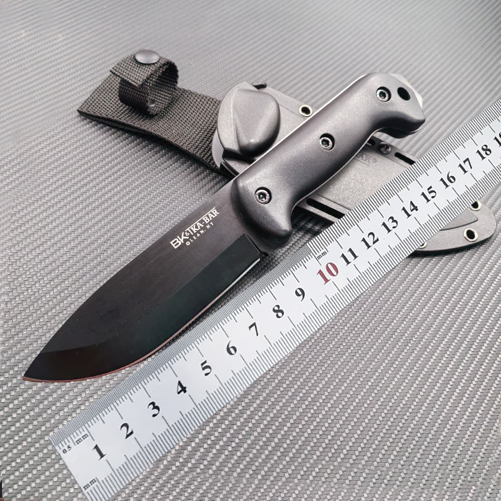 Amazon Outdoor Knife BK2 Wilderness Survival Straight Knife EDC with K-type Scabber Knife Beiye Hunting Anti-body Knife