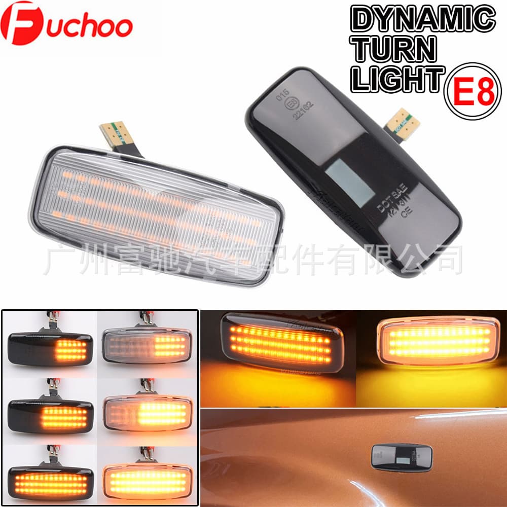LED Sequential Turn Signal Side Marker Light for Nissan Sylphy Teana Bluebird Fender Modification