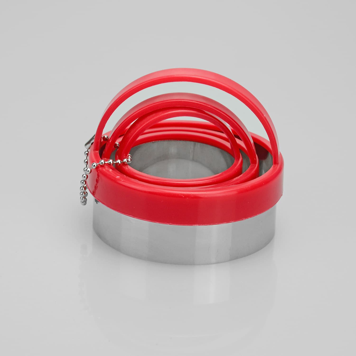 Baking Tools Round 3-Piece Set Hanging Basket Stainless Steel Cookie Cutter Mousse Ring Cutter 430 Stainless Steel
