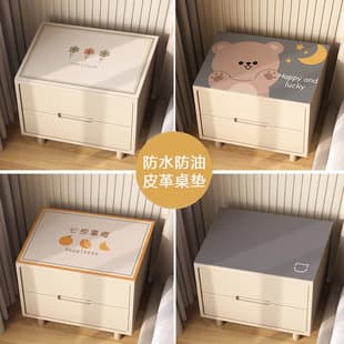 Modern Minimalist Desk Mat Bedside Table Protection Mat Refrigerator Dust Cover Cloth Heat-Resistant Cabinet Tablecloth Cover Napkin Protection Mat