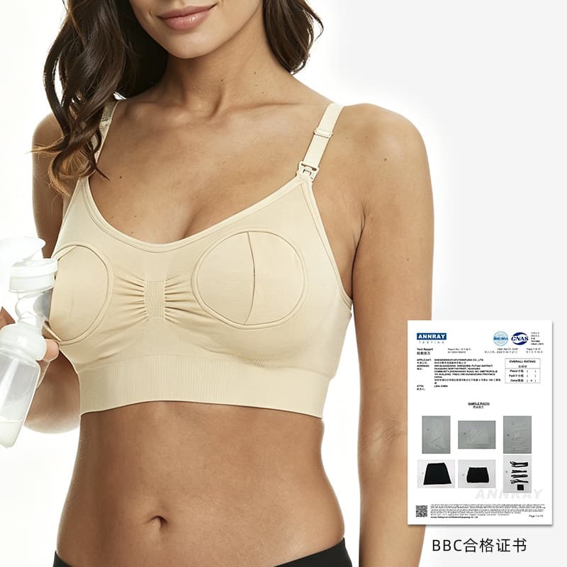 Hands-free Pumping Bra Nursing Period Pregnant Women Double-sided Breastfeeding Bra Pumping Lactation