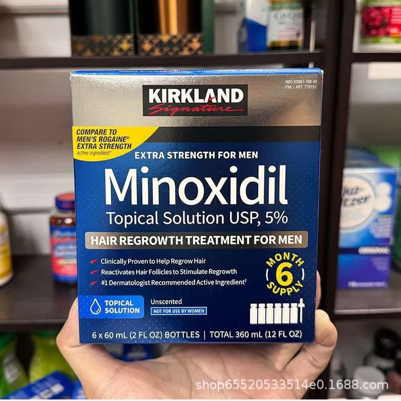 New Cross-Border Kirkland Hair Growth Liquid for Men, Kirkland Minoxidil Set Wholesale